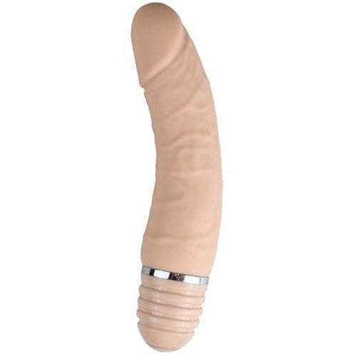 Purrfect Silicone Vibrator with large top Flesh
