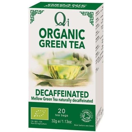 Qi Organic Decaffeinated Green Tea 20 bags