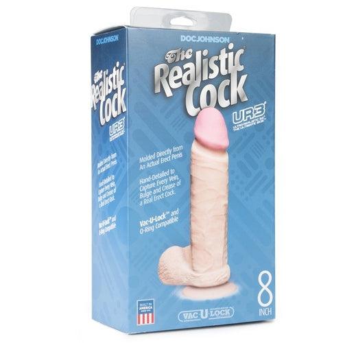 Realistic Cock Ultraskyn Dildo - 21 cm