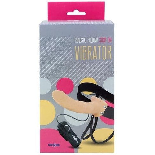 Realistic Hollow Strap On Vibrator