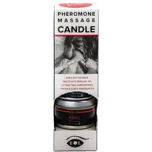 Rebel Pheromones Massage Candles Man/Woman - 4 x 50 ml