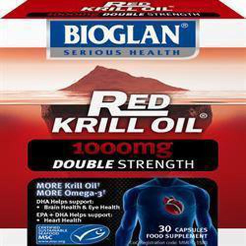 Red Krill Oil 1000mg Double Strength 30 capsules
