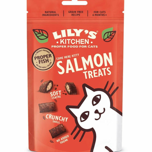 Salmon Pillow Treats for Cats 60g