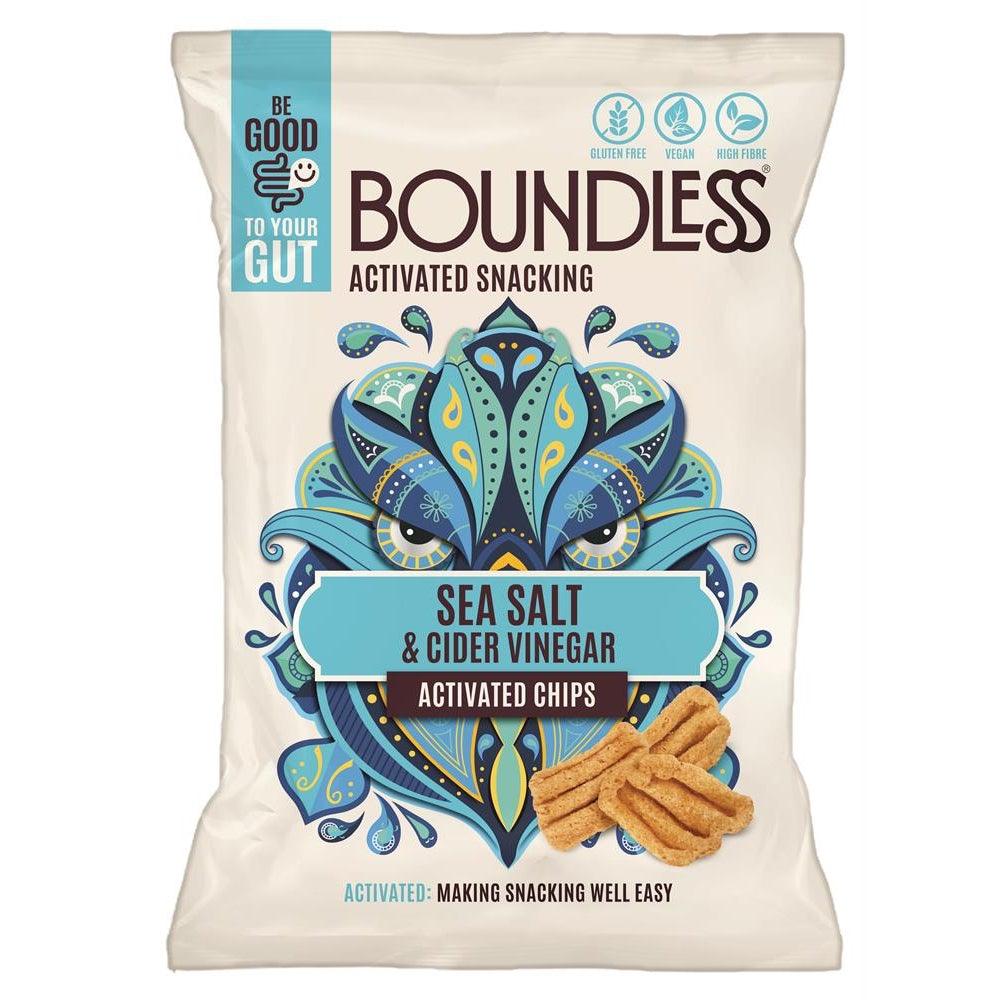 Sea Salt & Cider Vinegar Activated Chips Sharing Bag 80g