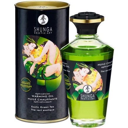 Shunga - Aphrodisiac Warming Oil Green Tea 100 ml