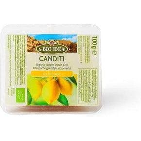 Sicilian Organic Lemon Peel Candied 100g