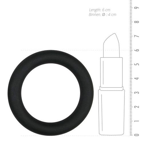 Silicone Cock Ring Black large