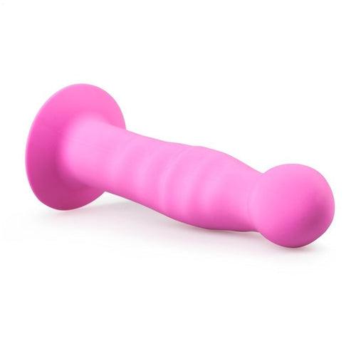 Silicone Suction Cup Dildo - Pink