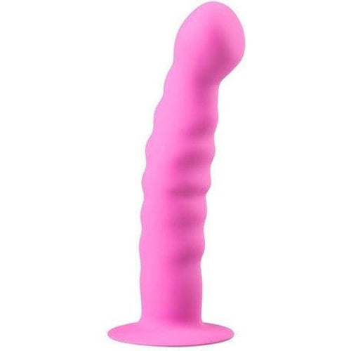 Silicone Suction Cup Dildo - Pink
