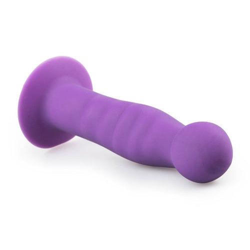 Silicone Suction Cup Dildo - Purple