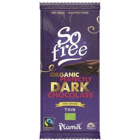 So Free Organic Perfectly Dark Chocolate 72% Cocoa 80g