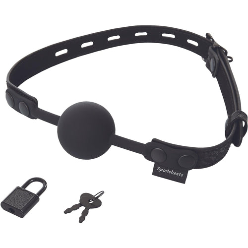 Sportsheets - Sincerely Locking Lace Silicone Ball Gag