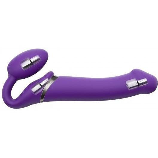 Strap On Me - Strapless Vibrating Strap-On Dildo - Size M - Purple