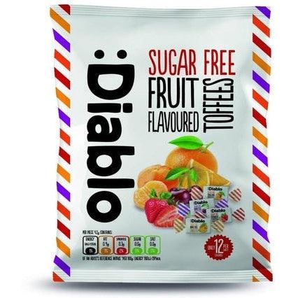 Sugar Free Fruit Flavoured Toffee Sweets bag