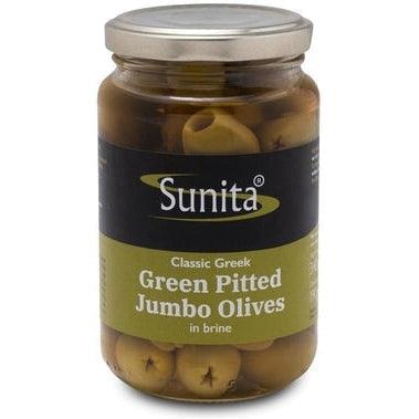 Sunita Classic Greek Green Pitted Jumbo Olives