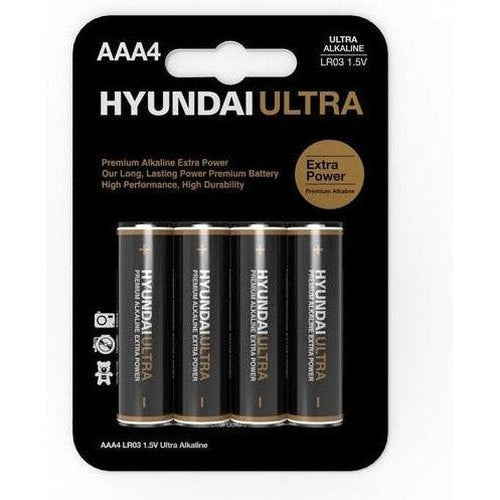 Super Alkaline AAA Batteries 4 pcs