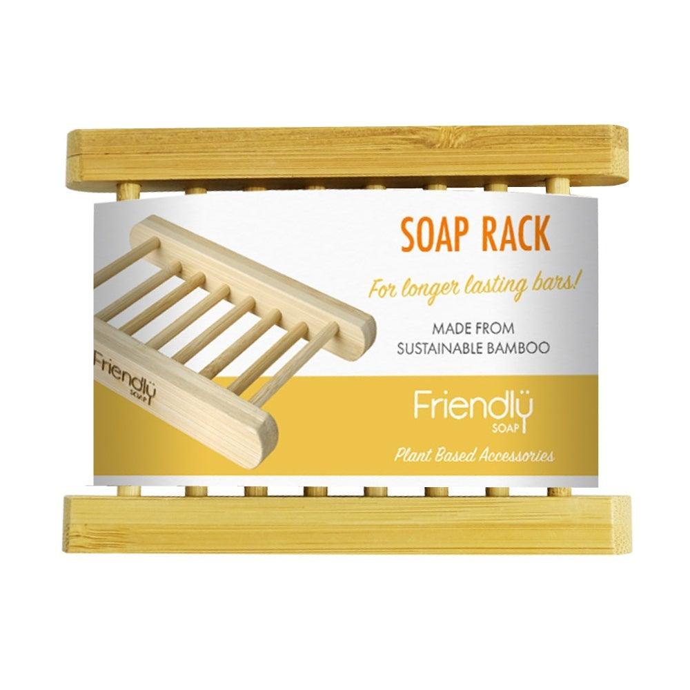 Sustainable and antibacterial bamboo soap rack 1 unit