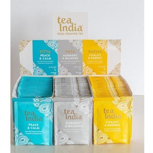 Tea India Ayurveda Selection Pack x 75 teabags in envelopes