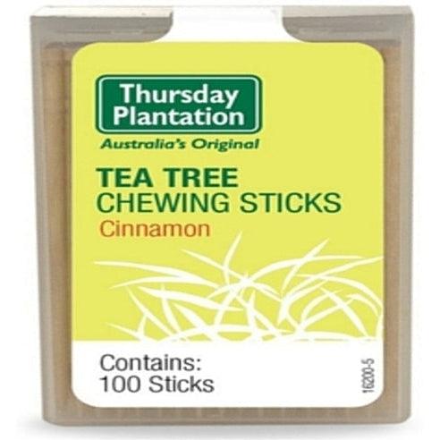Tea Tree Toothpicks Cinnamon 100 Pack