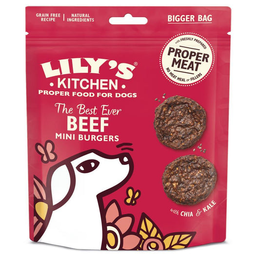 The Best Ever Mini Beef Burgers for Dogs 150g
