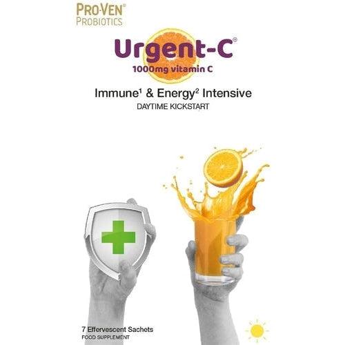 Urgent C 100mg Vit C Immune & Energy Daytime with Probiotics