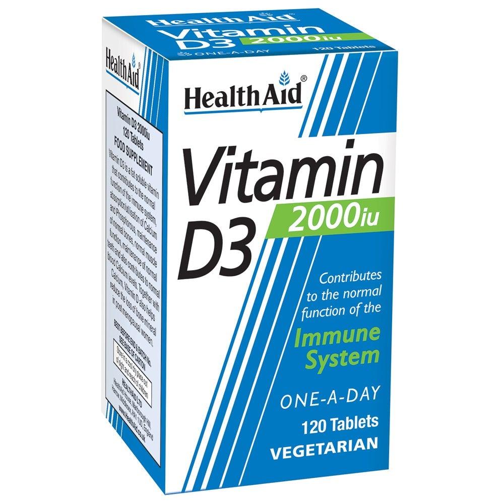 Vitamin D3 2000iu New-120 Tablet