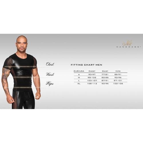 Wetlook Shirt With Powernet Inserts