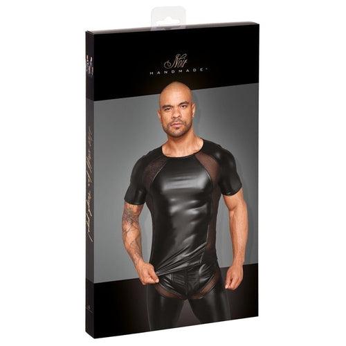 Wetlook Shirt With Powernet Inserts