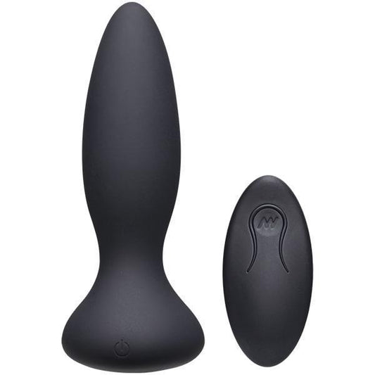 A-Play - RISE - Rechargeable Silicone Anal Plug Black