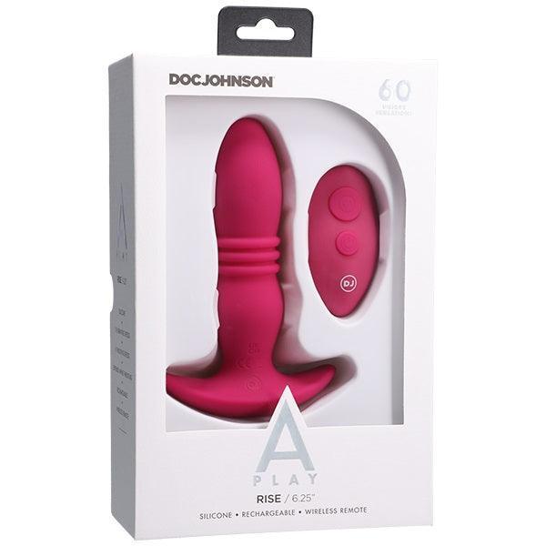 A-Play - RISE - Rechargeable Silicone Anal Plug Pink
