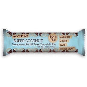 A Swiss chocolate coated bar - Super Coconut flavour.