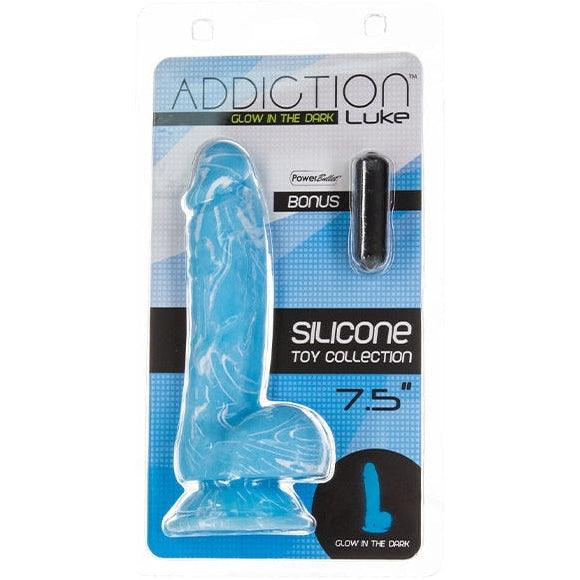Addiction - Luke Dong 7.5 Inch Blue Glow in the Dark