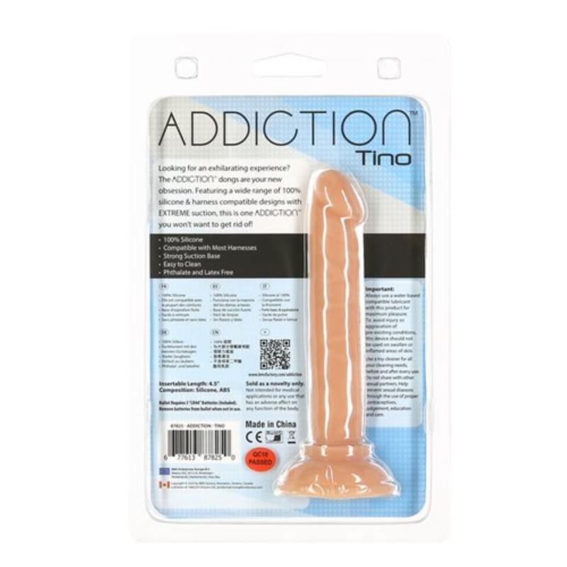 Addiction - Tino Silicone Dildo - 13 cm
