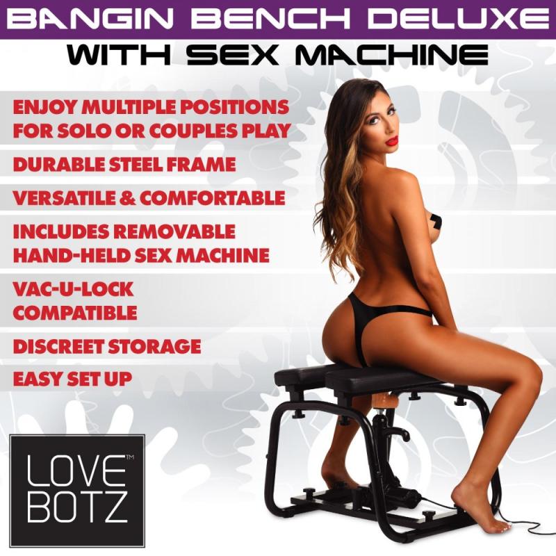 Deluxe Bangin' Bench with Multispeed Sex Machine