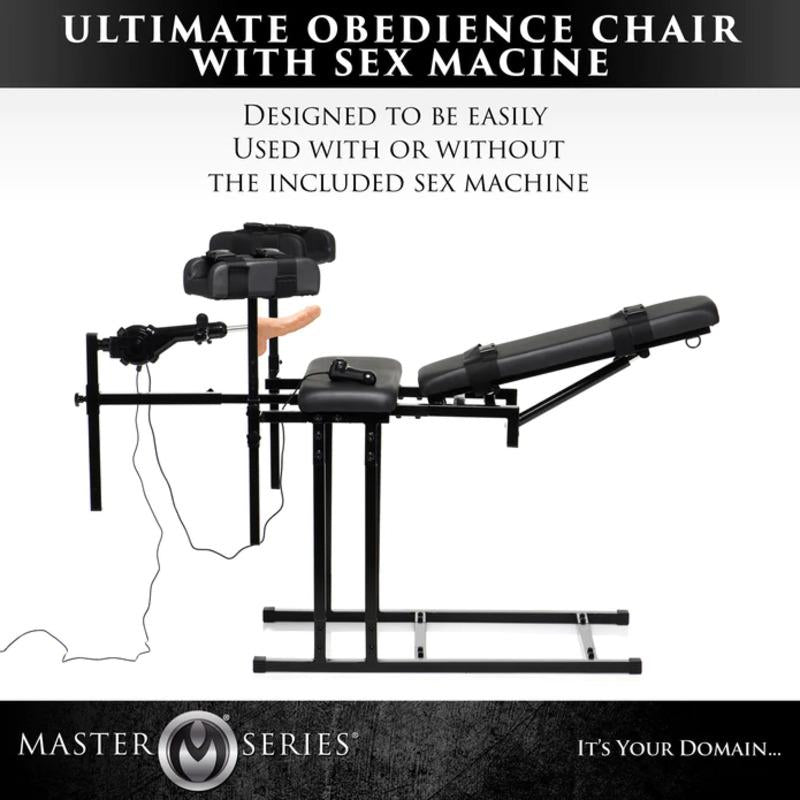 Obedience Chair with Sex Machine