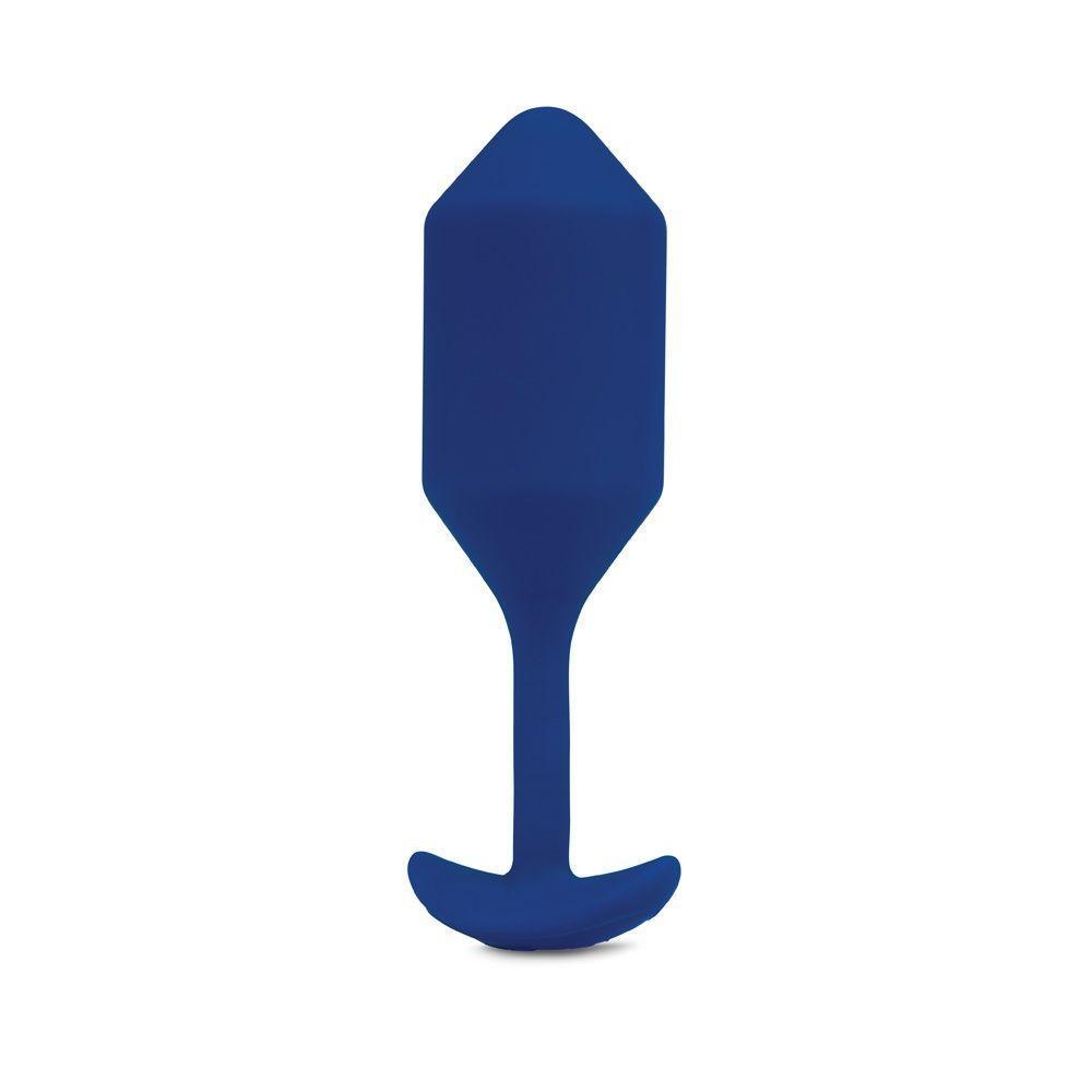 b-Vibe Vibrating Snug Plug Navy Blue Xlarge