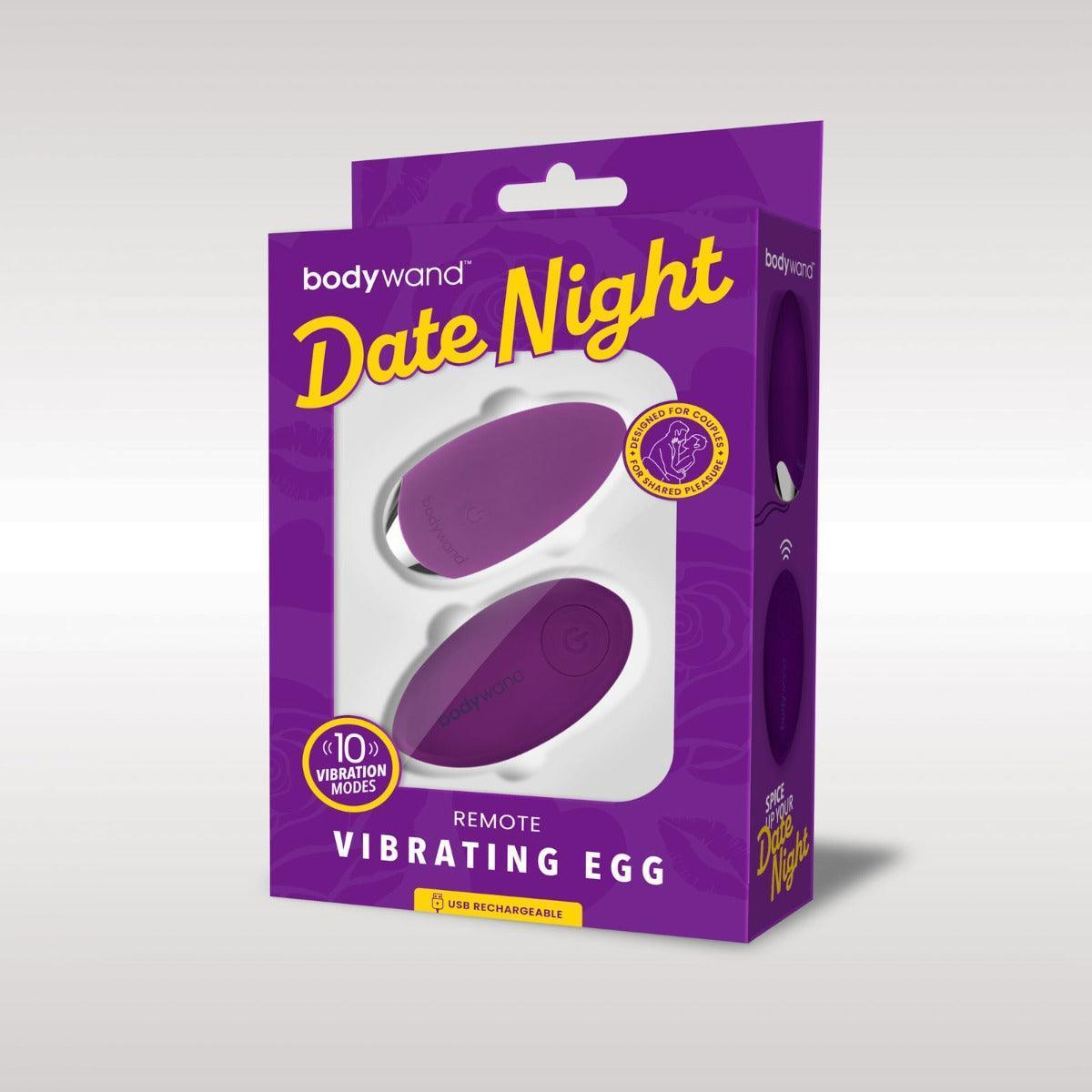 Bodywand Date Night Remote Control Egg - Purple