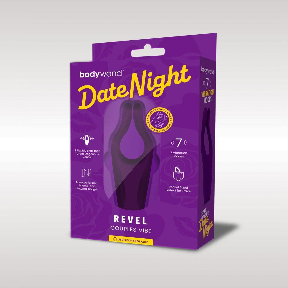 Bodywand Date Night Revel Couples Vibe - Purple