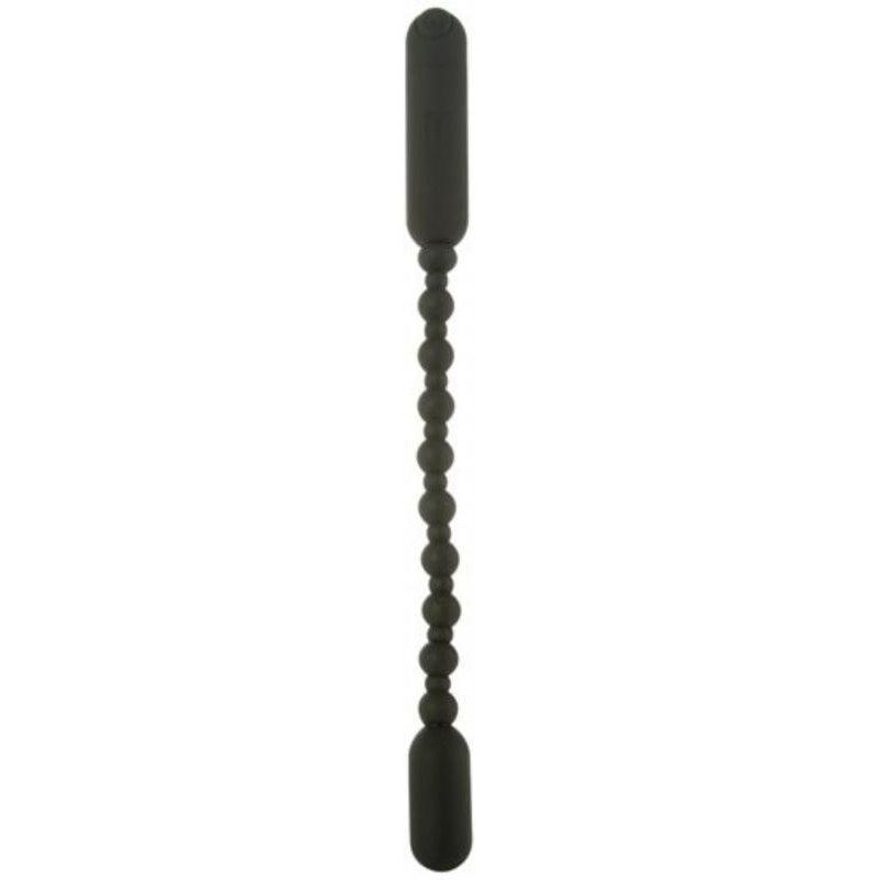 Booty Beads Vibrating Anal Beads - Black