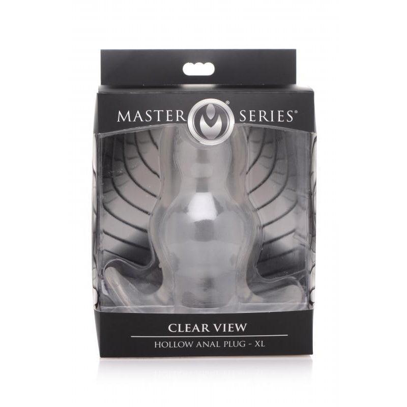 Clear View Hollow Anal Plug - X-Large