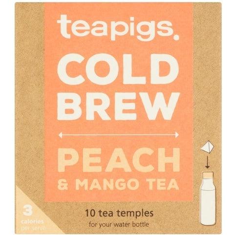 cold brew tea - peach & mango 10 tea temples