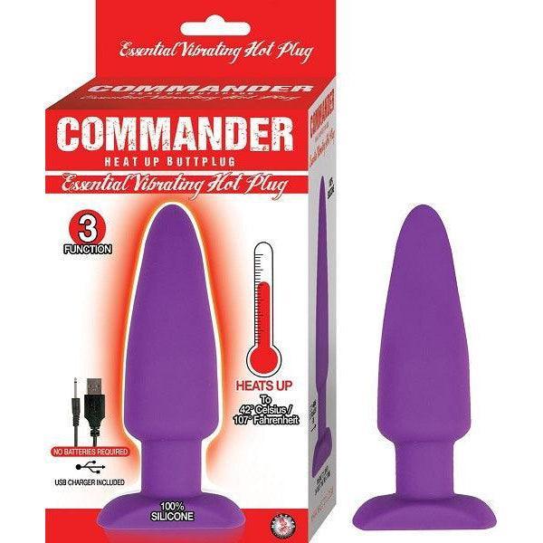 Commander Essential Vibrating Hot Plug - Purple