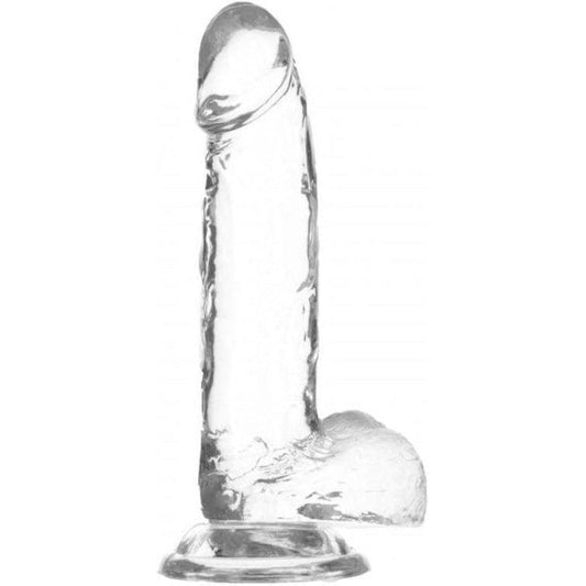 Crystal Addiction - Transparent Dildo - 19 cm