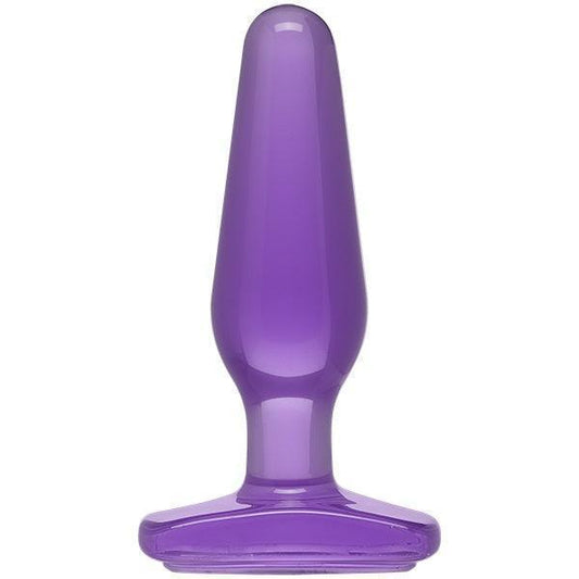 Crystal Jellies Butt Plug Purple Medium