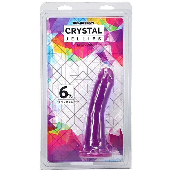 Crystal Jellies Slim Dong Purple 6.5in
