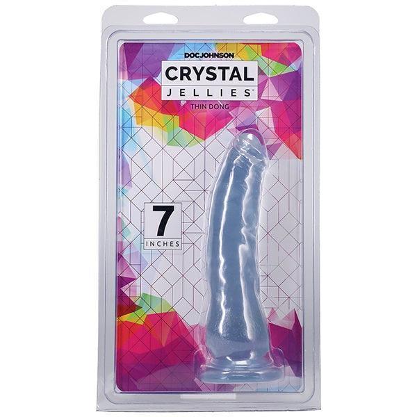 Crystal Jellies Thin Dong Clear 7in