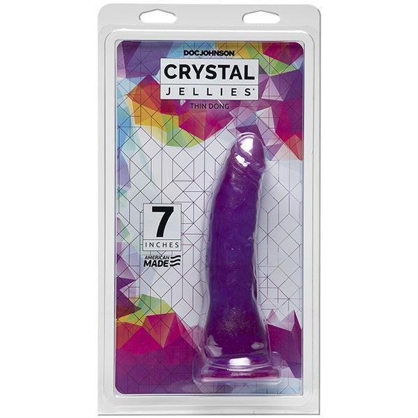 Crystal Jellies Thin Dong Purple 7in