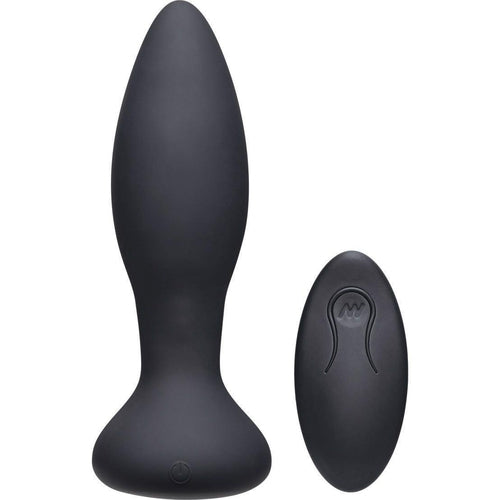 Doc Johnson A-Play Beginner Anal Plug with Remote Black