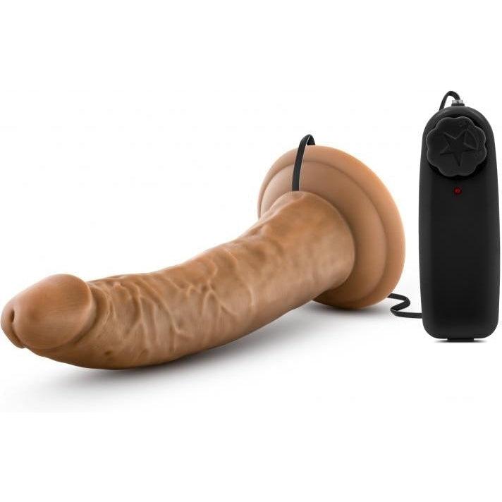 Dr. Skin - Dr. Dave Vibrator With Suction Cup - Mocha