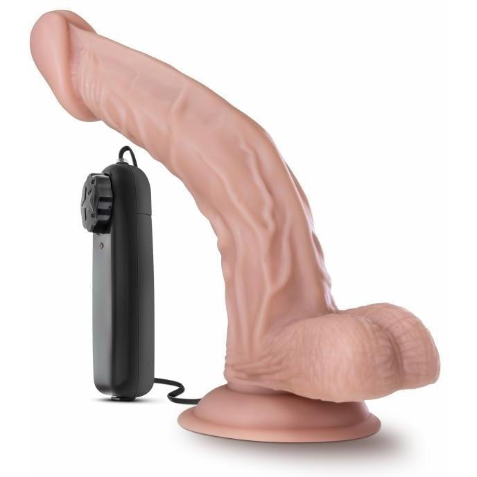 Dr. Skin - Dr. Sean Vibrator With Suction Cup 8'' - Vanilla